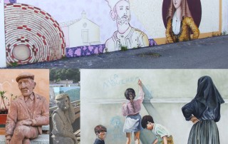 Triei - ITINERARIO 2 Murales e sculture nelle vie dei centenari